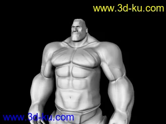 3D打印模型军巨人素模......的图片