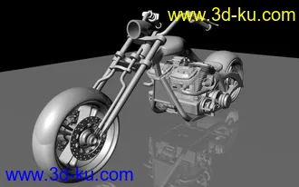 3D打印模型哈雷摩托的图片