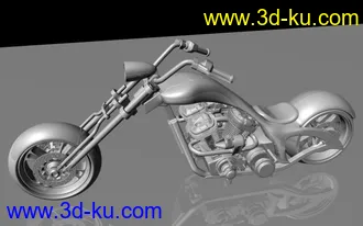 3D打印模型哈雷摩托的图片