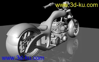 3D打印模型哈雷摩托的图片