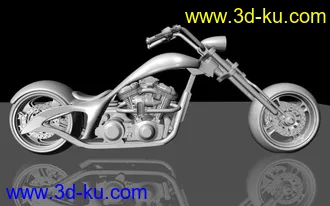 3D打印模型哈雷摩托的图片