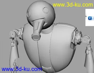 3D打印模型机器人的图片