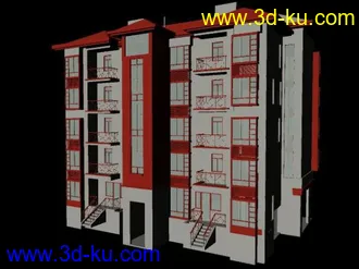3D打印模型现代建筑的图片