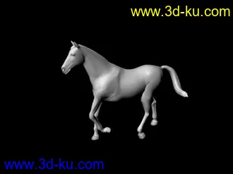 3D打印模型各种绑定好的四足动物（马、狗、狼、鹿、虎等等……）的图片
