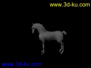 3D打印模型各种绑定好的四足动物（马、狗、狼、鹿、虎等等……）的图片