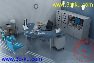 辦公室空間(模型+貼圖)的图片