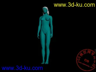 3D打印模型发个美女，教程上的的图片