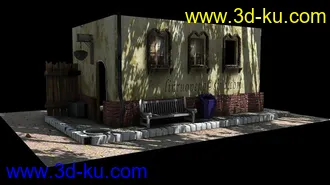 3D打印模型简单的场景.简单的贴图.叠加叠加在叠加.新手上路.喜欢的可以拿去研究.再给些意见..的图片