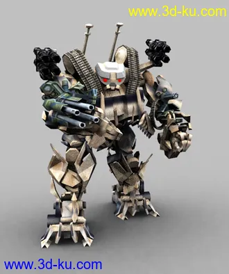高精度3d.Max.8变形金刚模型之Brawl的图片