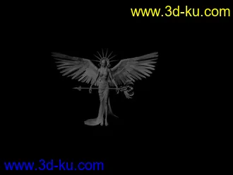 高精雅典娜模型的图片