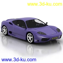 3D打印模型Car Ferrari Modena 3Ds Model的图片