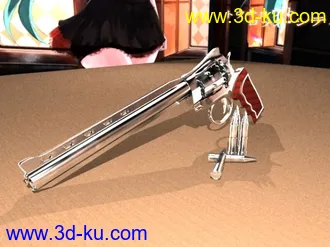 3D打印模型左轮手枪的图片