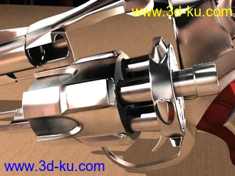 3D打印模型左轮手枪的图片