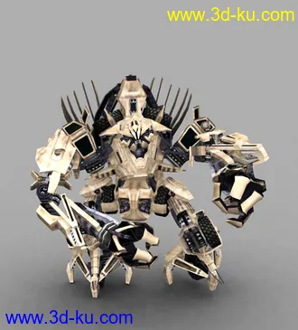 高精度3d.Max.8变形金刚模型之BoneCrusher的图片