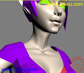 3D打印模型刚做的女人体的图片