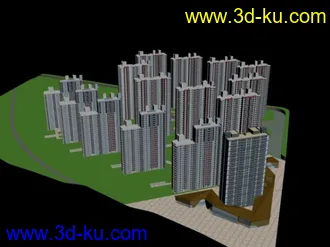 一组标志性建筑模型面在6000-12000之间的图片