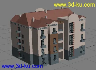 3D打印模型别墅的图片