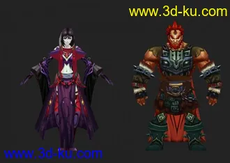 3D打印模型创世西游NPC小集合的图片