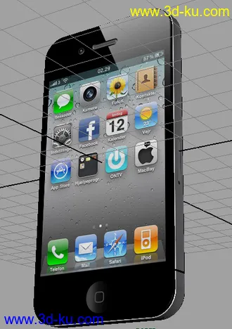 3D打印模型iphone4,的图片