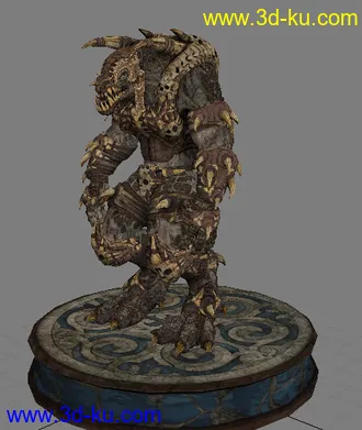 3D打印模型狂战的图片