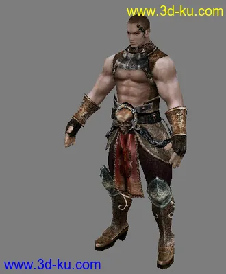 3D打印模型狂战的图片