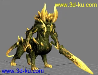 3D打印模型麒麟怪的图片