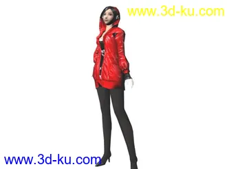3D打印模型女模特一只的图片