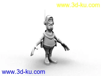 3D打印模型卡通人物的图片