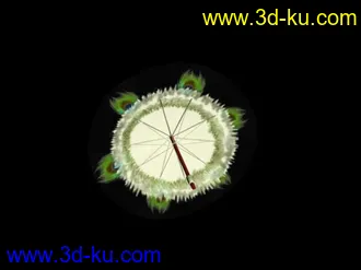 3D打印模型唐雨柔 武器伞的图片