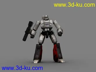高精度3d.Max.8变形金刚模型之Megatron的图片