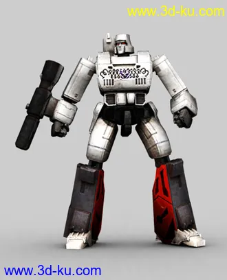 高精度3d.Max.8变形金刚模型之Megatron的图片