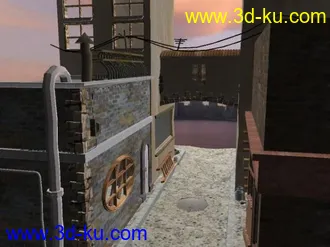 3D打印模型恩，一个街道的图片