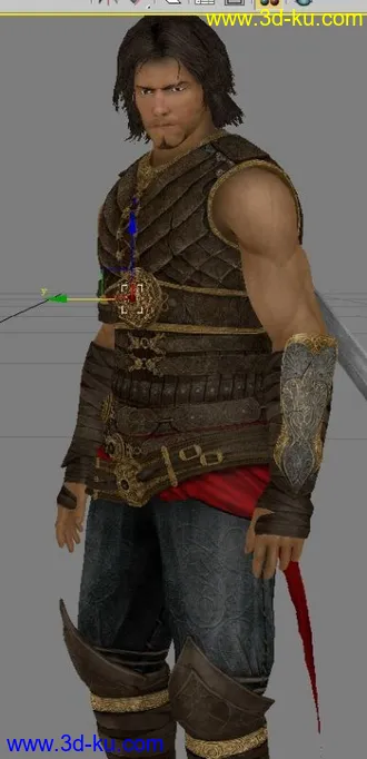 波斯王子5王子模型带法线的图片