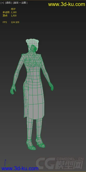3D打印模型旗袍的图片