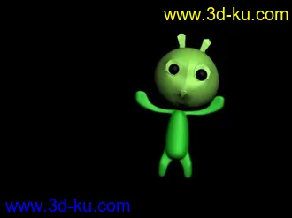 3D打印模型自己以前做的兔子——很可爱哦！的图片