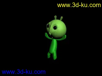 3D打印模型自己以前做的兔子——很可爱哦！的图片