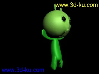 3D打印模型自己以前做的兔子——很可爱哦！的图片