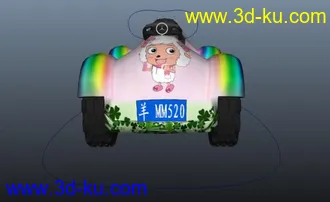 3D打印模型婴儿电动单车（带绑定）低版本打开忽略版本号哈的图片