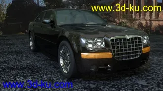 3D打印模型chrysler 300C材质渲染的图片