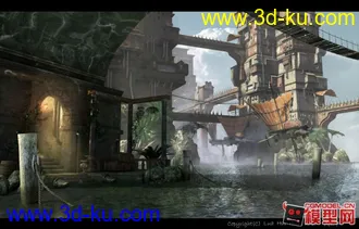 3D打印模型场景的图片