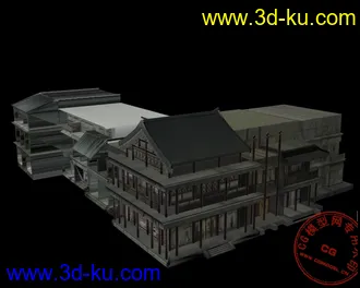 3D打印模型前门古建的图片