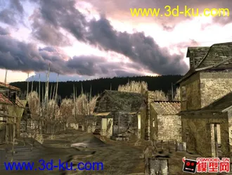 3D打印模型自己收藏的“小村庄”的图片