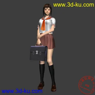 3D打印模型可爱的小妹妹。.-_,-的图片