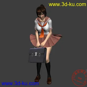 3D打印模型可爱的小妹妹。.-_,-的图片