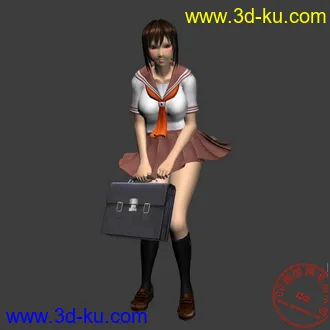3D打印模型可爱的小妹妹。.-_,-的图片