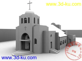 3D打印模型教堂occ的图片