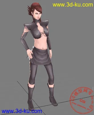3D打印模型空闲时做的女人模，欢迎指点的图片