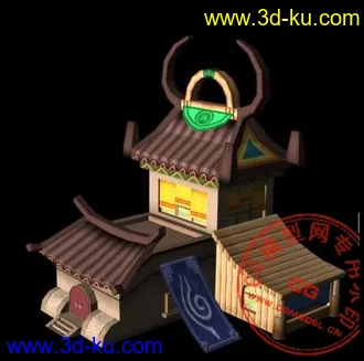 3D打印模型卡通房子的图片