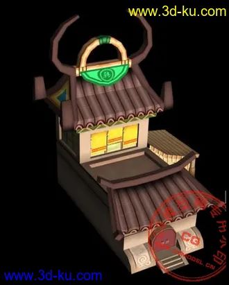 3D打印模型卡通房子的图片