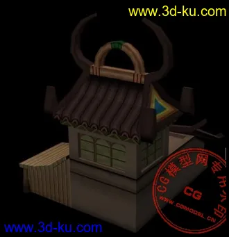 3D打印模型卡通房子的图片